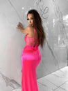 Out of Time Dress, Women's Neon Pink Dresses