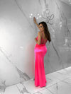 Out of Time Dress, Women's Neon Pink Dresses