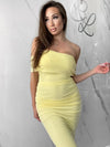 Pillow Talk Dress, Women's Baby Yellow Dresses