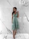 Simone Dress, Women's Sage Dresses