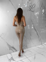 Smokeshow Jumpsuit, Women's Nude Jumpsuit