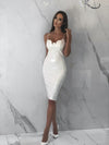 Stephanie White Latex Dress, Women's White Dresses CityLux Boutique Stephanie White Latex Dress, Women's White Dresses CityLux Boutique
