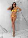 Tropical Bliss Bottom Bathing Suit, Women's Yellow Bathing Suits