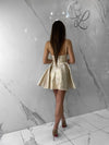 Until the End Dress, Women's Gold Dresses