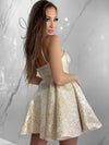 Until the End Dress, Women's Gold Dresses