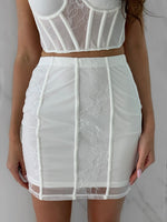 Valentine Skirt, Women's White Skirts
