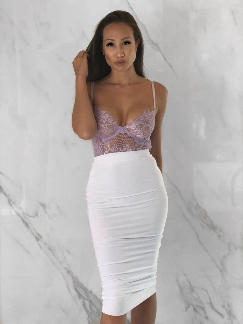 Malikah Skirt, Women's White Skirts